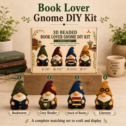 Hands-On 3D Beaded Gnome DIY Kit Collection for Creative Play