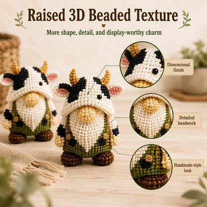 Hands-On 3D Beaded Gnome DIY Kit Collection for Creative Play