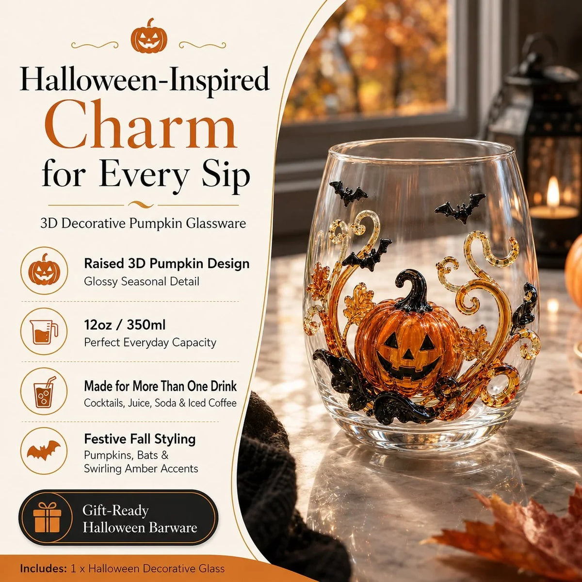 Pet-Friendly 3D Artisan Glassware Collection – For Magical Sips