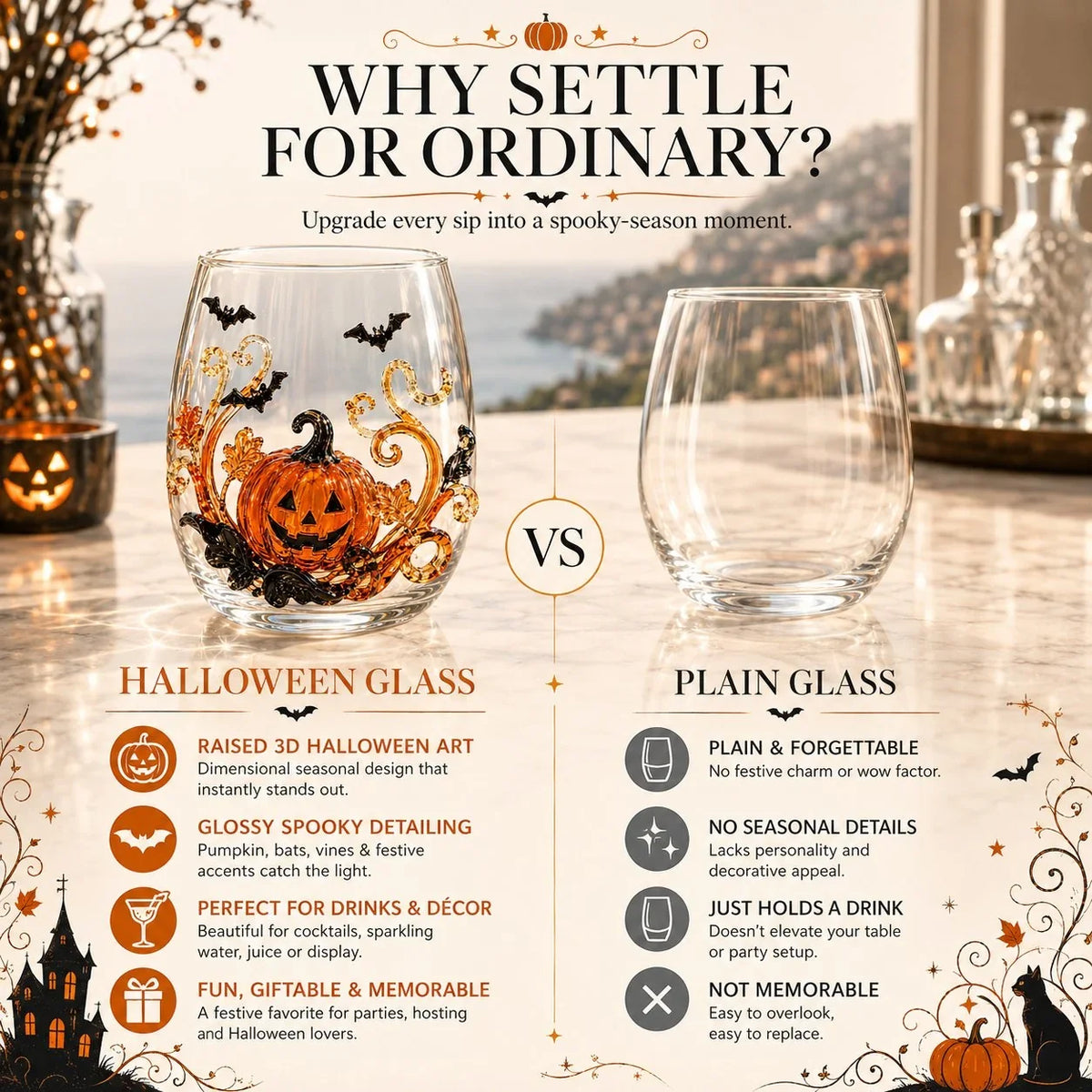Pet-Friendly 3D Artisan Glassware Collection – For Magical Sips