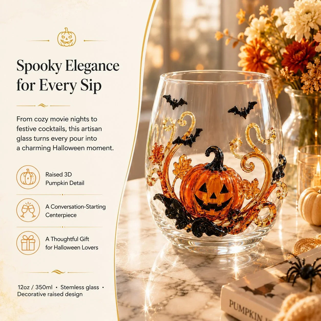 Pet-Friendly 3D Artisan Glassware Collection – For Magical Sips