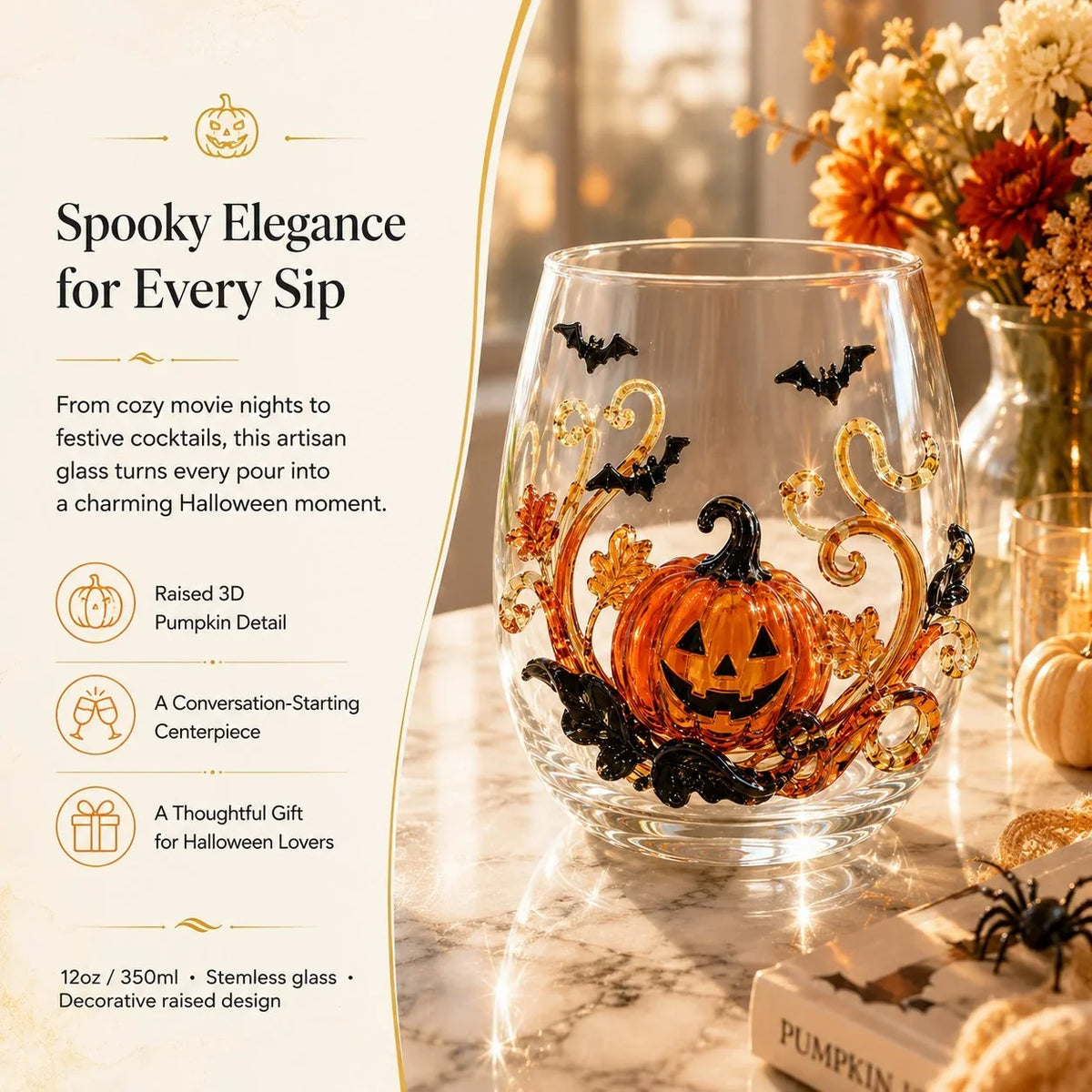 Pet-Friendly 3D Artisan Glassware Collection – For Magical Sips