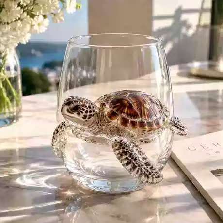 Pet-Friendly 3D Artisan Glassware Collection – For Magical Sips