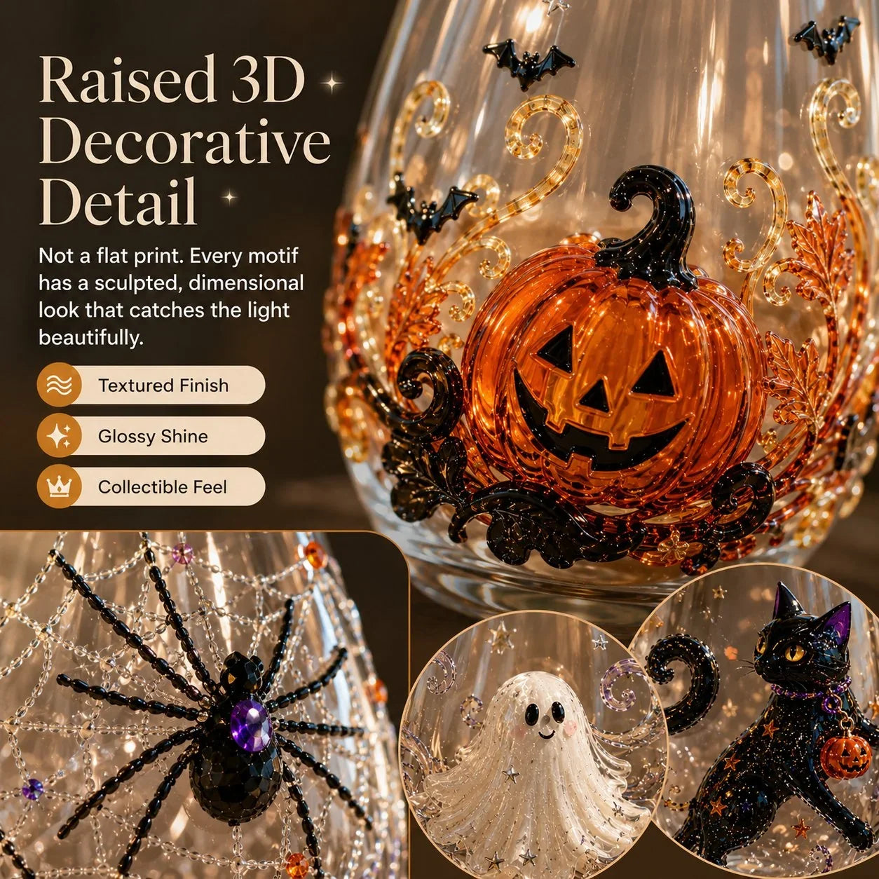 Pet-Friendly 3D Artisan Glassware Collection – For Magical Sips