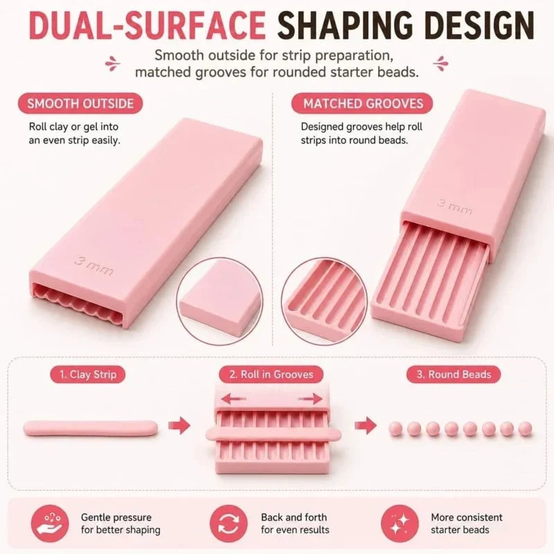 Mini Clay Sphere-Making Tool Set with 3D-Printed Forms