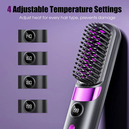 Purpose-Built 3-in-1 Portable Cordless Hair Straightener