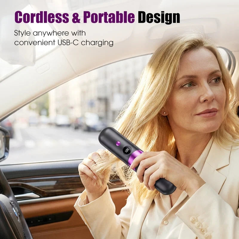 Purpose-Built 3-in-1 Portable Cordless Hair Straightener