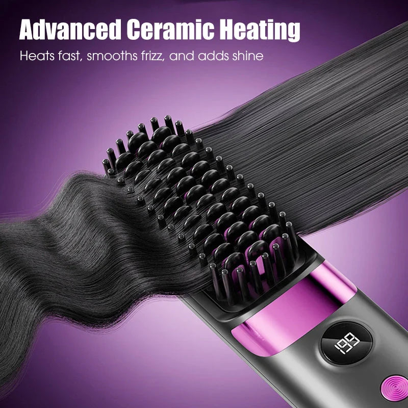 Purpose-Built 3-in-1 Portable Cordless Hair Straightener