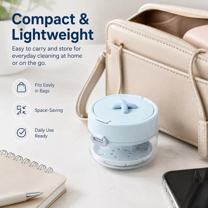 Space-Saving 3-in-1 Leak-Proof Retainer Cleaning Case with Mirror