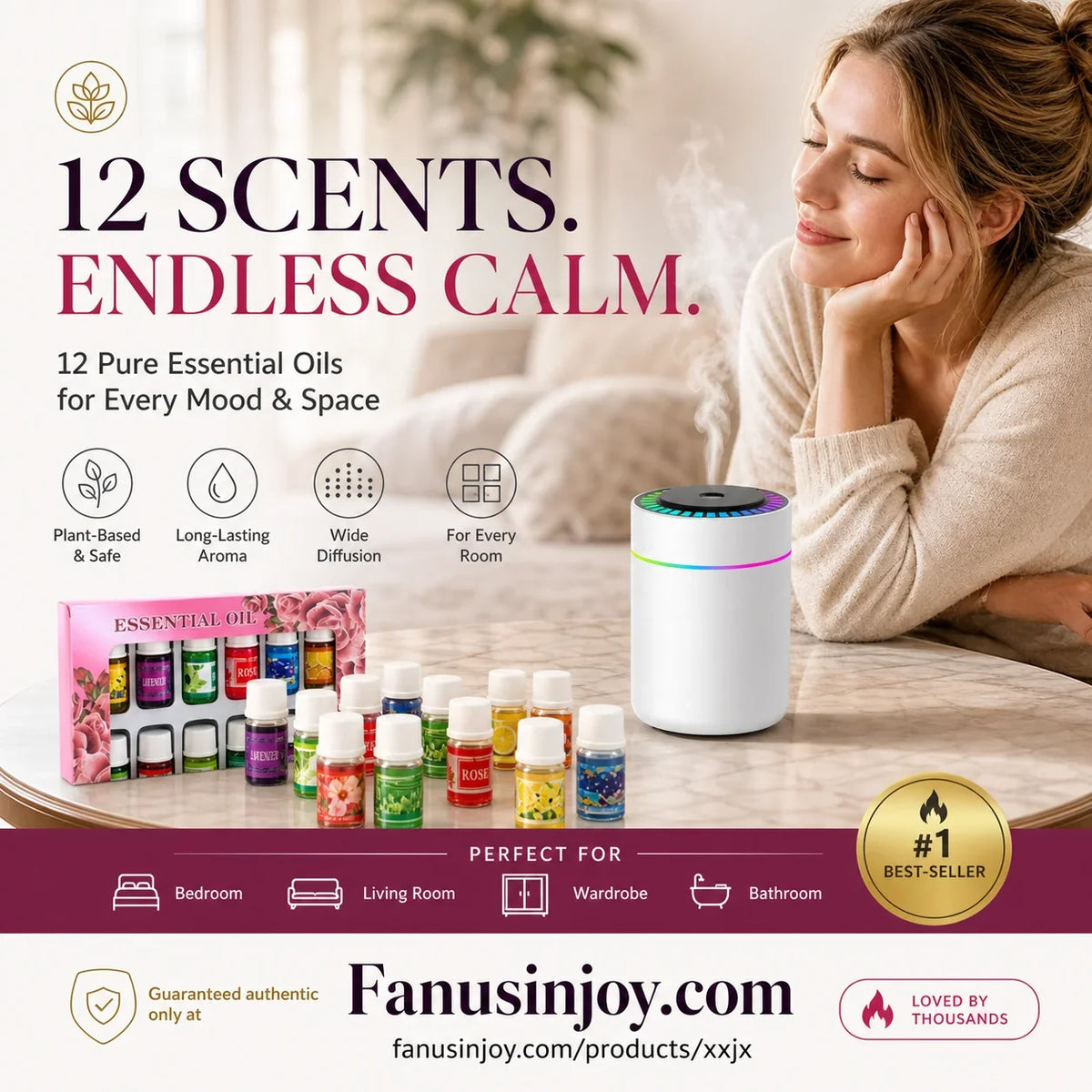 Fresh-Scent Fragrance in a Compact 3ml Size