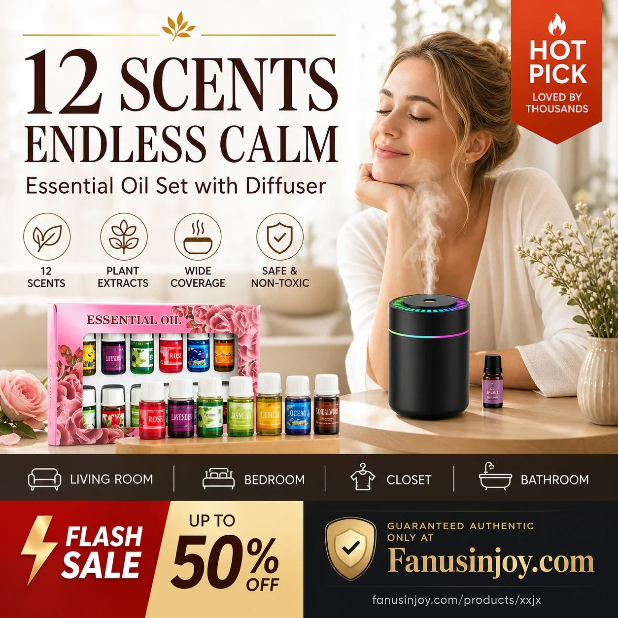 Fresh-Scent Fragrance in a Compact 3ml Size