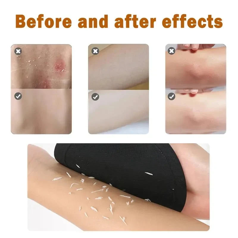 Easy-Care 4 Counts Soft Rubber Shower Scrubber for Efficient
