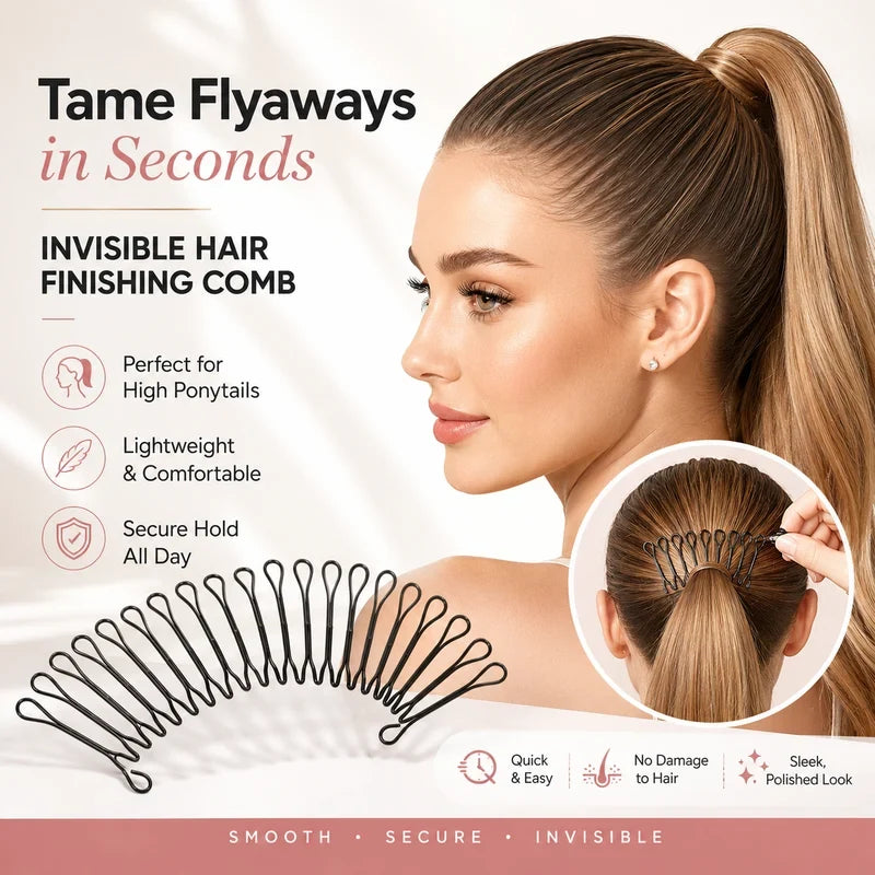 Purpose-Built Flexible Invisible Grip Flyaway Hair
