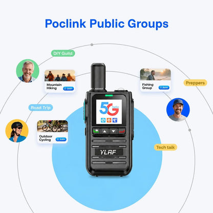 Convenient 4G LTE Global Walkie Talkie – Free SIM for Everyday Setup