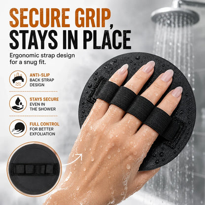 Easy-Care 4-PackSoft Rubber Shower Scrubber for Gentle Ex – 4 Packsoft