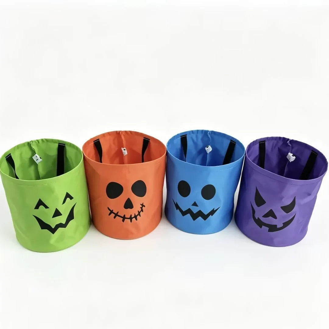 Decorative Early 4 Pcs Candy Bucket with LED