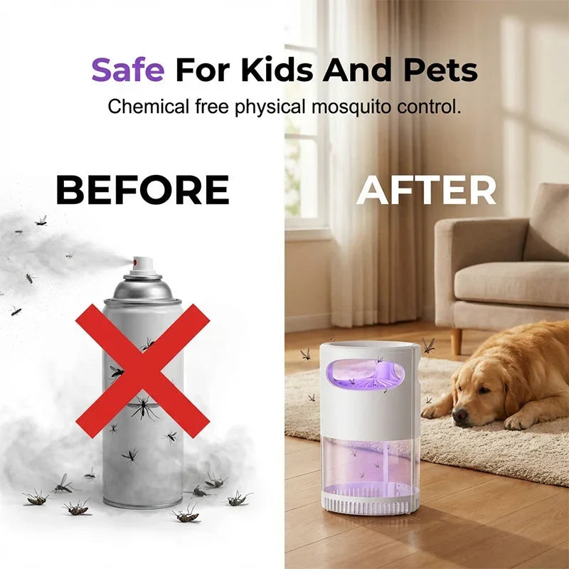 Quiet USB UV Mosquito Trap
