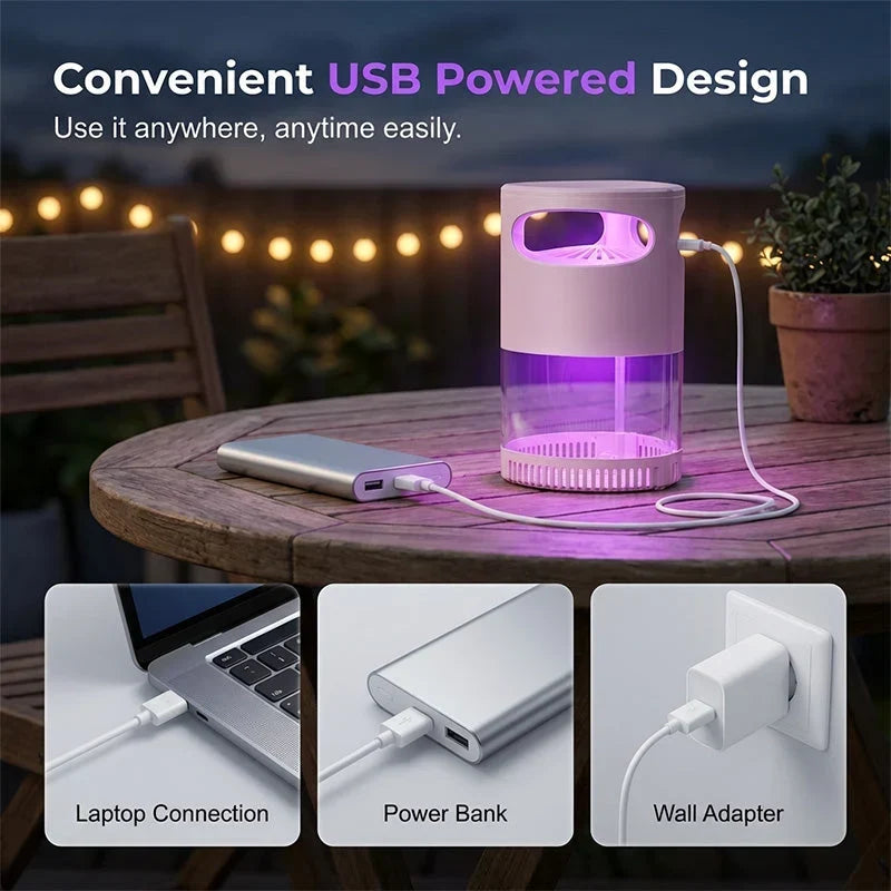 Quiet UV Mosquito Trap for Peaceful, Bug-Free Spaces
