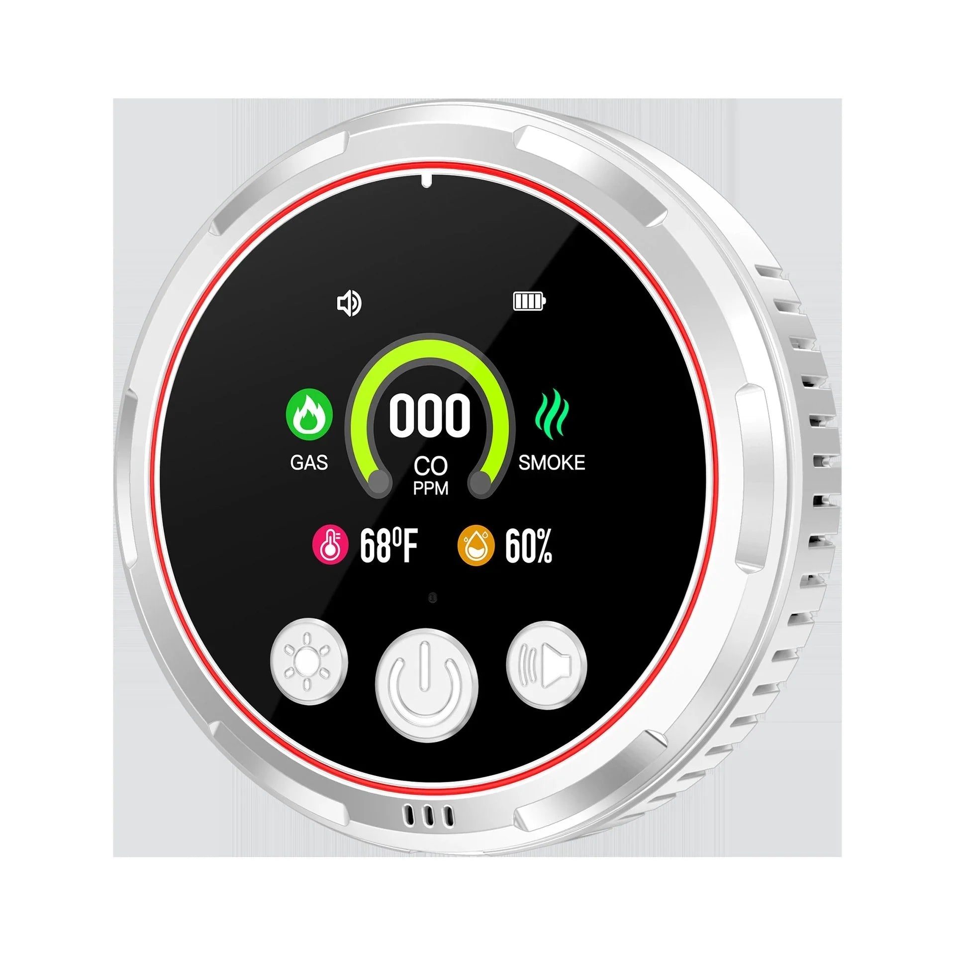 5-in-1 Smart Air Quality and Hazard Monitor