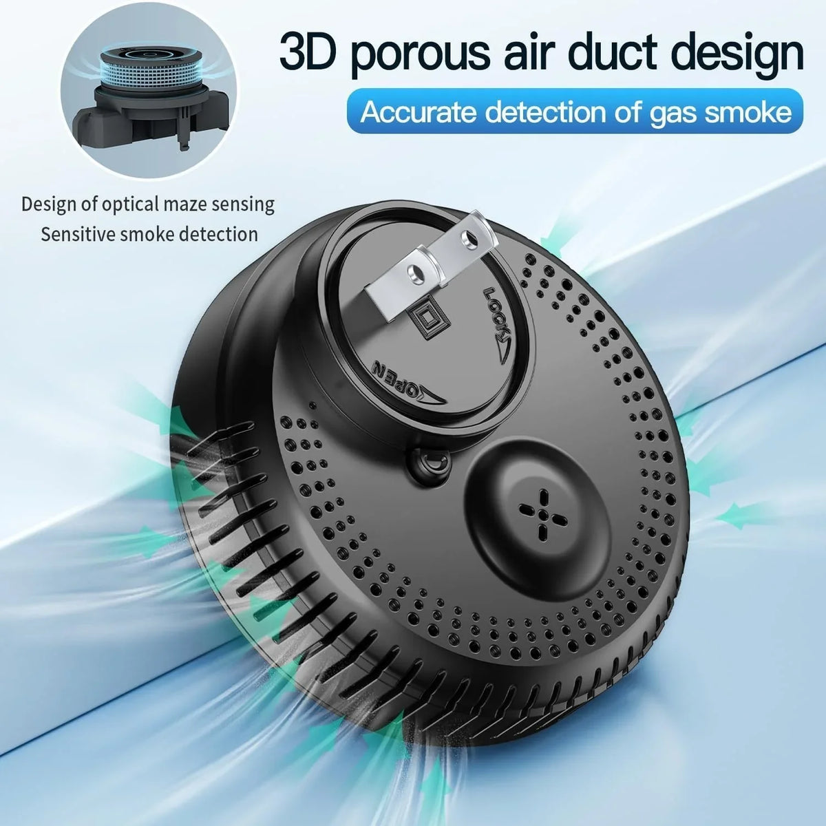 5-in-1 Smart Air Quality and Hazard Monitor