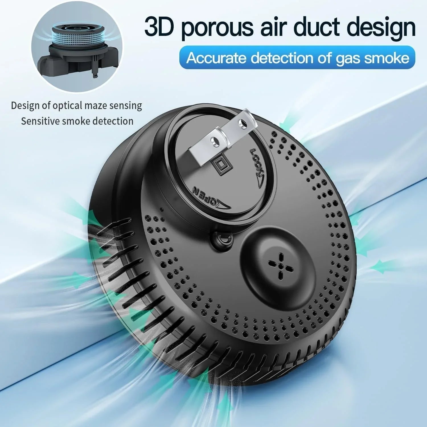 5-in-1 Smart Air Quality and Hazard Monitor