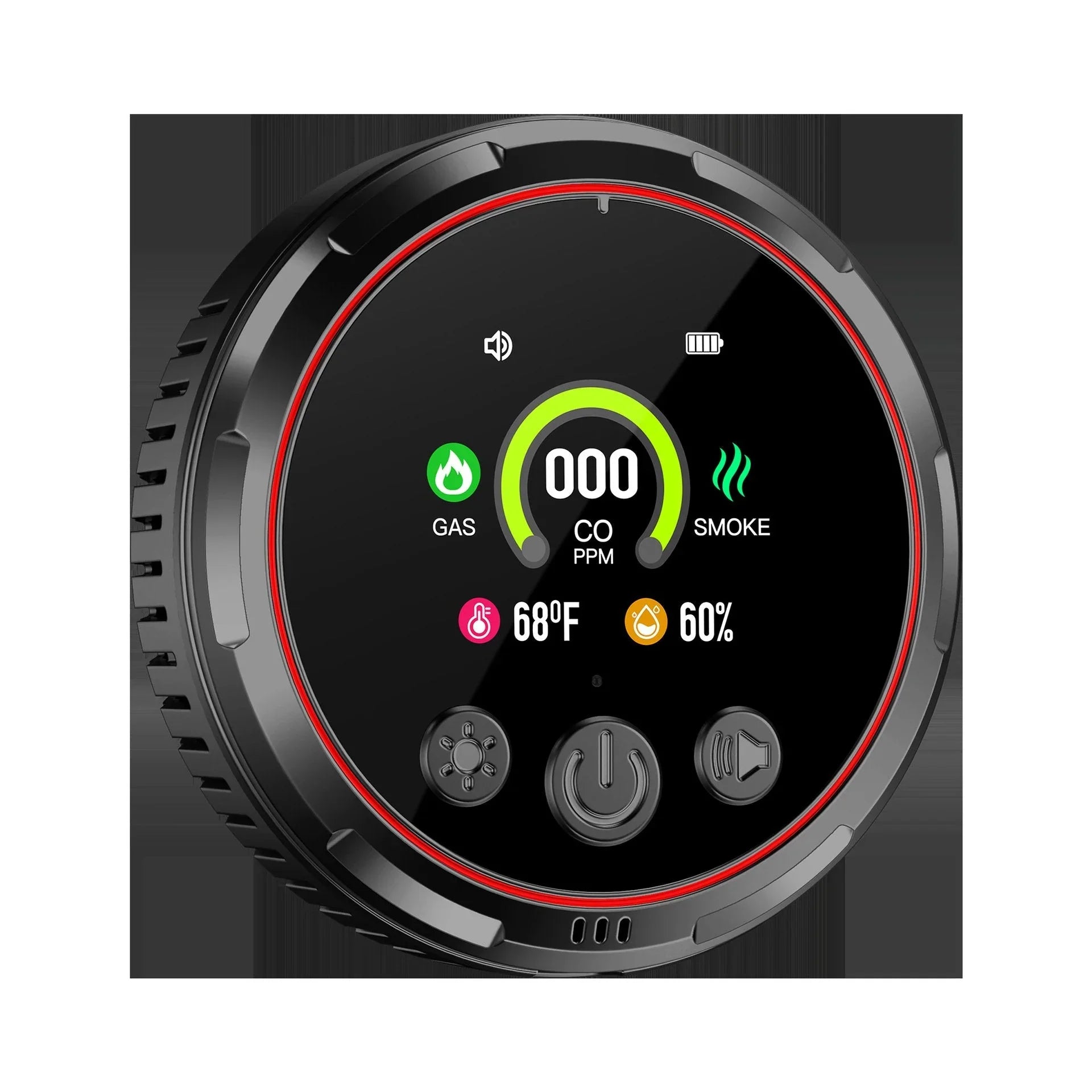 5-in-1 Smart Air Quality and Hazard Monitor
