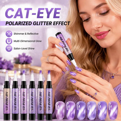 Purpose-Built 6PCS One-Step Gel Nail Art Pen Set – Salon Beauty at