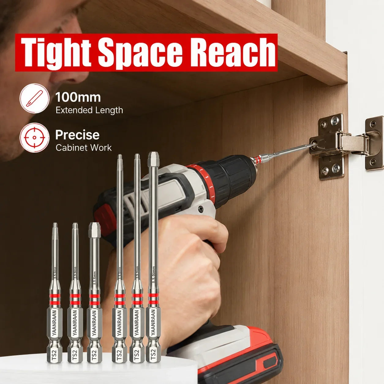 Distinctive 6-Piece Screwdriver Bit Set: Featuring magnetic hexagonal
