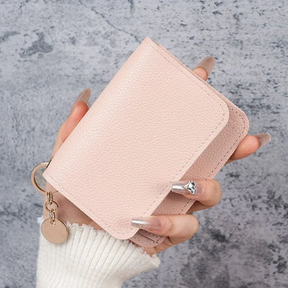 Purpose-Built Women Leather Keychain Wallet for Everyday Use