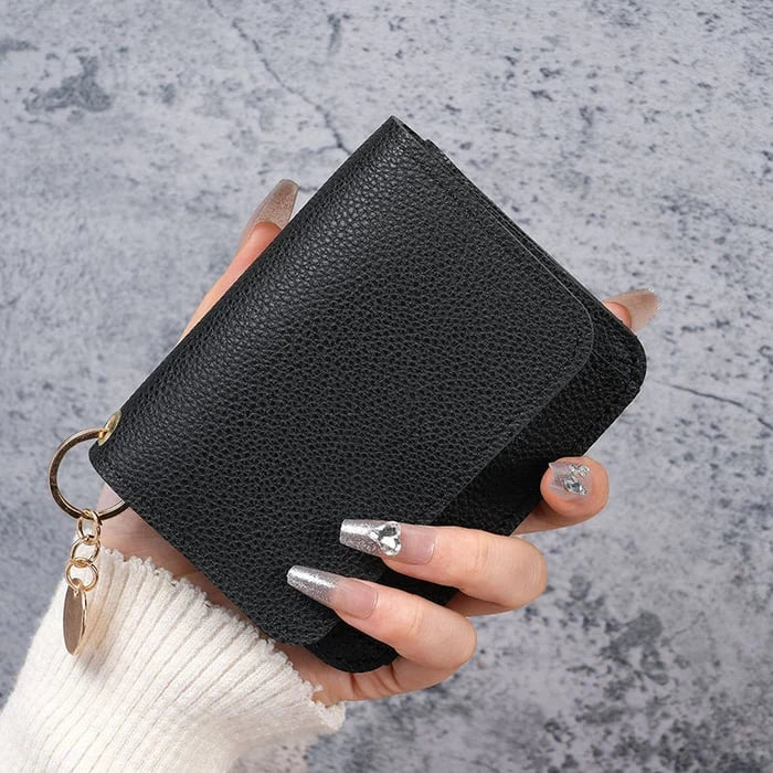 Purpose-Built Women Leather Keychain Wallet for Everyday Use