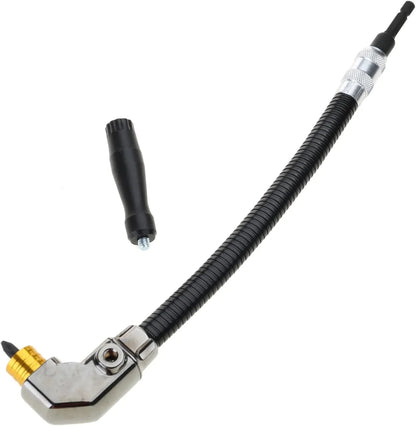 Flexible 90-Degree Right-Angle Drill Attachment with Extended Shaft
