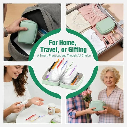 A8 Waterproof Pill Pouch Set - 7 to 14 Day Medication Organizer