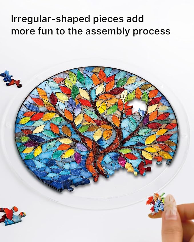 Hands-On Acrylic Jigsaw Puzzle Suncatcher for Creative Play