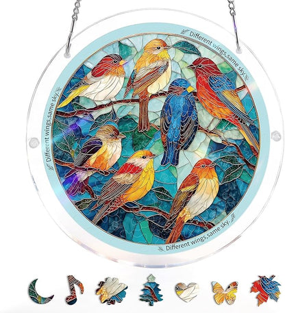 Hands-On Acrylic Jigsaw Puzzle Suncatcher for Creative Play