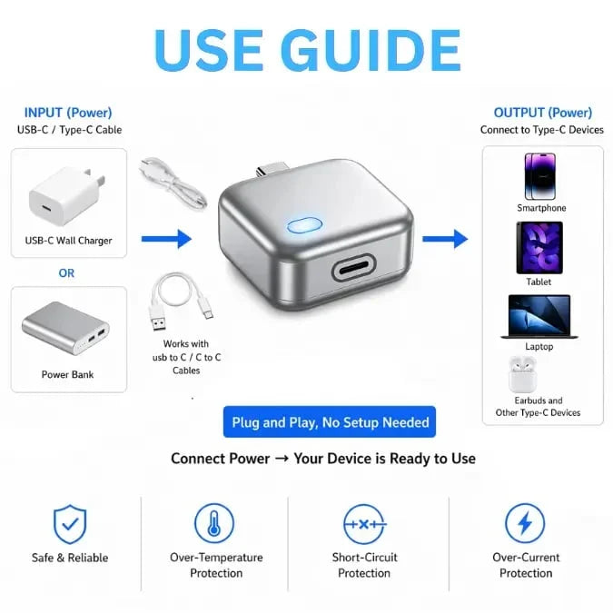 Smart 140W Auto-Eject Charger for Ultimate Battery Health