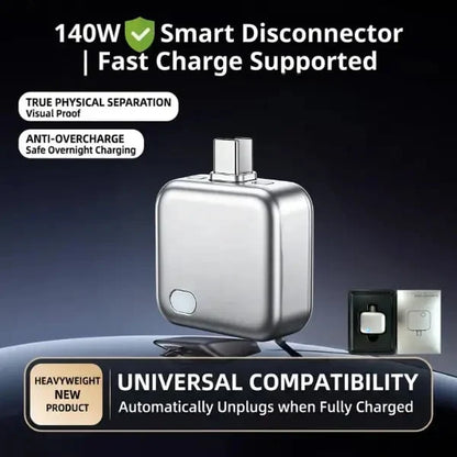 Smart 140W Auto-Eject Charger for Ultimate Battery Health