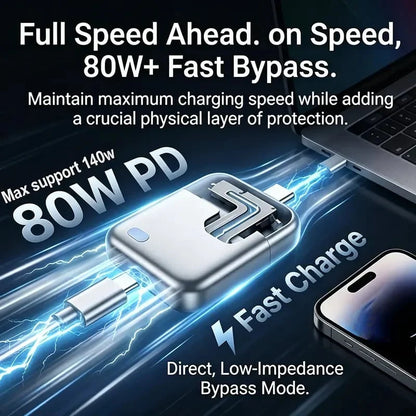 Smart 140W Auto-Eject Charger for Ultimate Battery Health