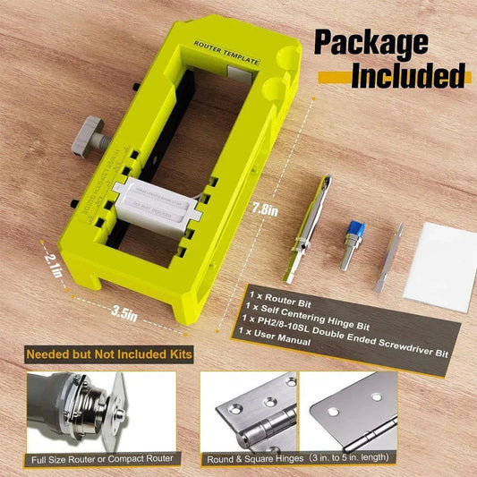 Hands-On Adjustable Door Hinge Jig Kit for Creative Play