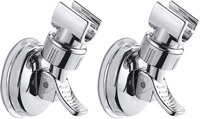 Drill-Free Suction Mount with Adjustable Hand-Shower Cradle