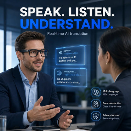 Distinctive Real-time AI Translation Sunglasses with Smart