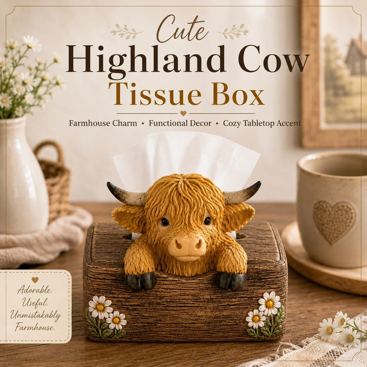 Purpose-Built Adorable Highland Cow Farmhouse Collection – Salt &
