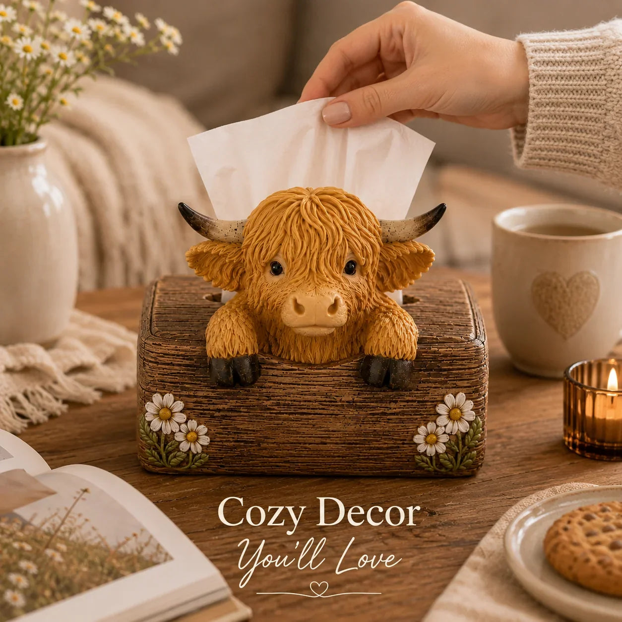 Purpose-Built Adorable Highland Cow Farmhouse Collection – Salt &