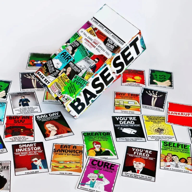 Dark-Humor Adulthood Life Simulation Party Card Game