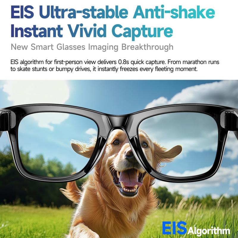 Distinctive Smart AI Translation Camera Bluetooth Glasses – 8 MP