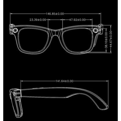 Distinctive Smart AI Translation Camera Bluetooth Glasses – 8 MP