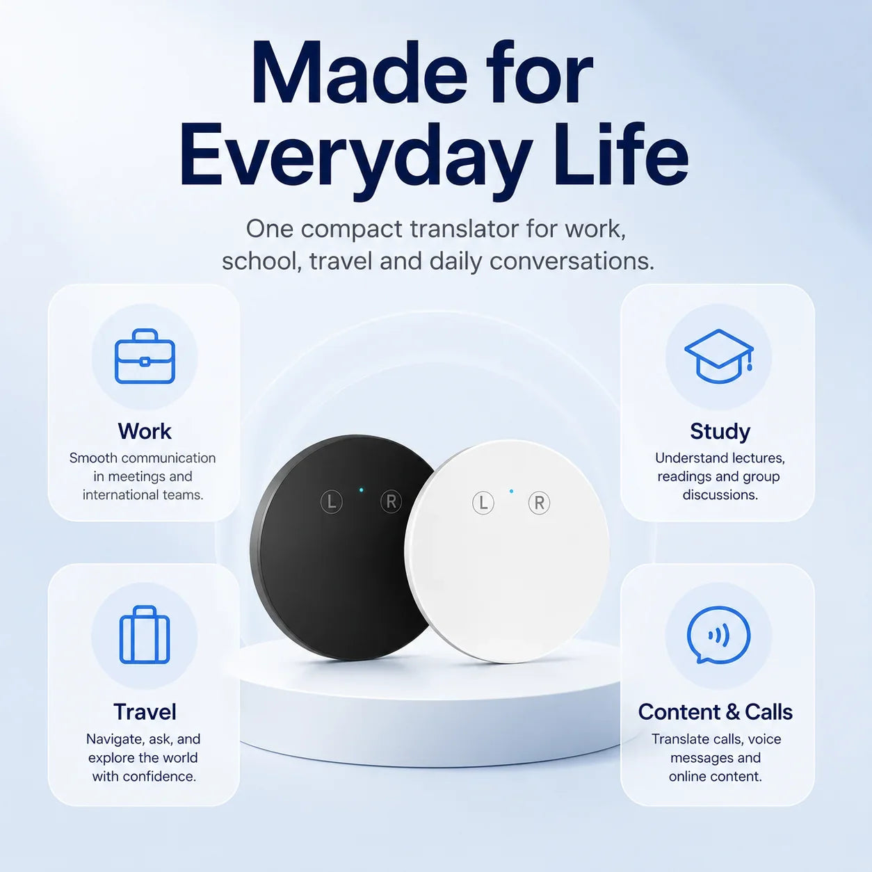Purpose-Built AI Pocket Translator – Real-Time Two-Way Voice
