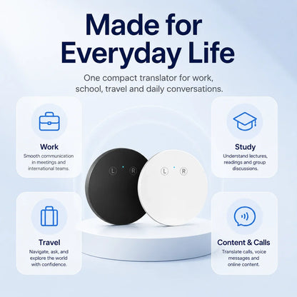 Purpose-Built AI Pocket Translator – Real-Time Two-Way Voice