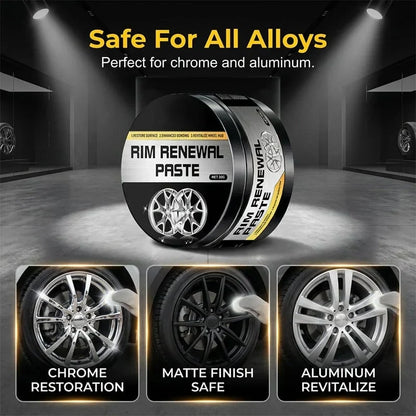 Vehicle-Ready All-in-One Wheel Care & Restoration Paste for Garage Use