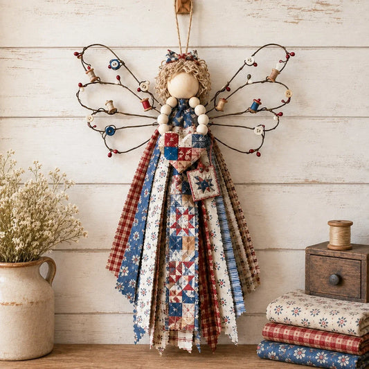 Make-Your-Own Hanging Angel Fabric Decoration
