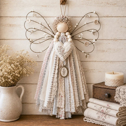 Make-Your-Own Hanging Angel Fabric Decoration